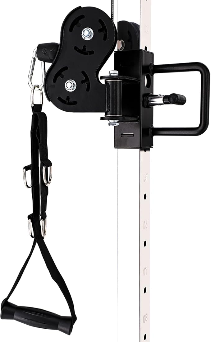 Altas Strength 3073 Home Gym Equipment with 1000 lbs Weight Capacity, 2000 lbs Cables, Strength Training Cable Machine Includes Accessories Light Commercial Fitness Versatile Workouts Easy Assembly