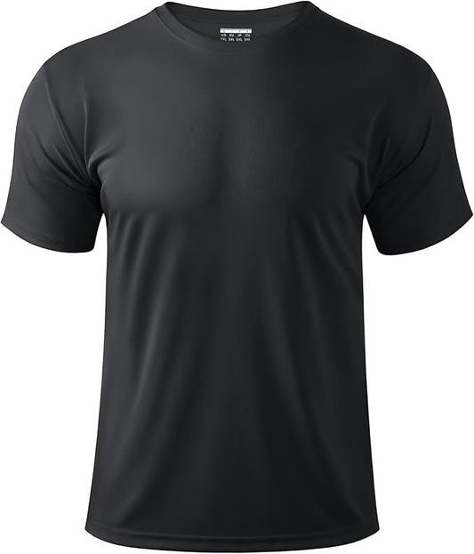 Boladeci Men's Swim Shirt Short Sleeve UPF 50+ Sun Protection SPF UV Moisture Wicking Lightweight Quick Dry Rash Guard