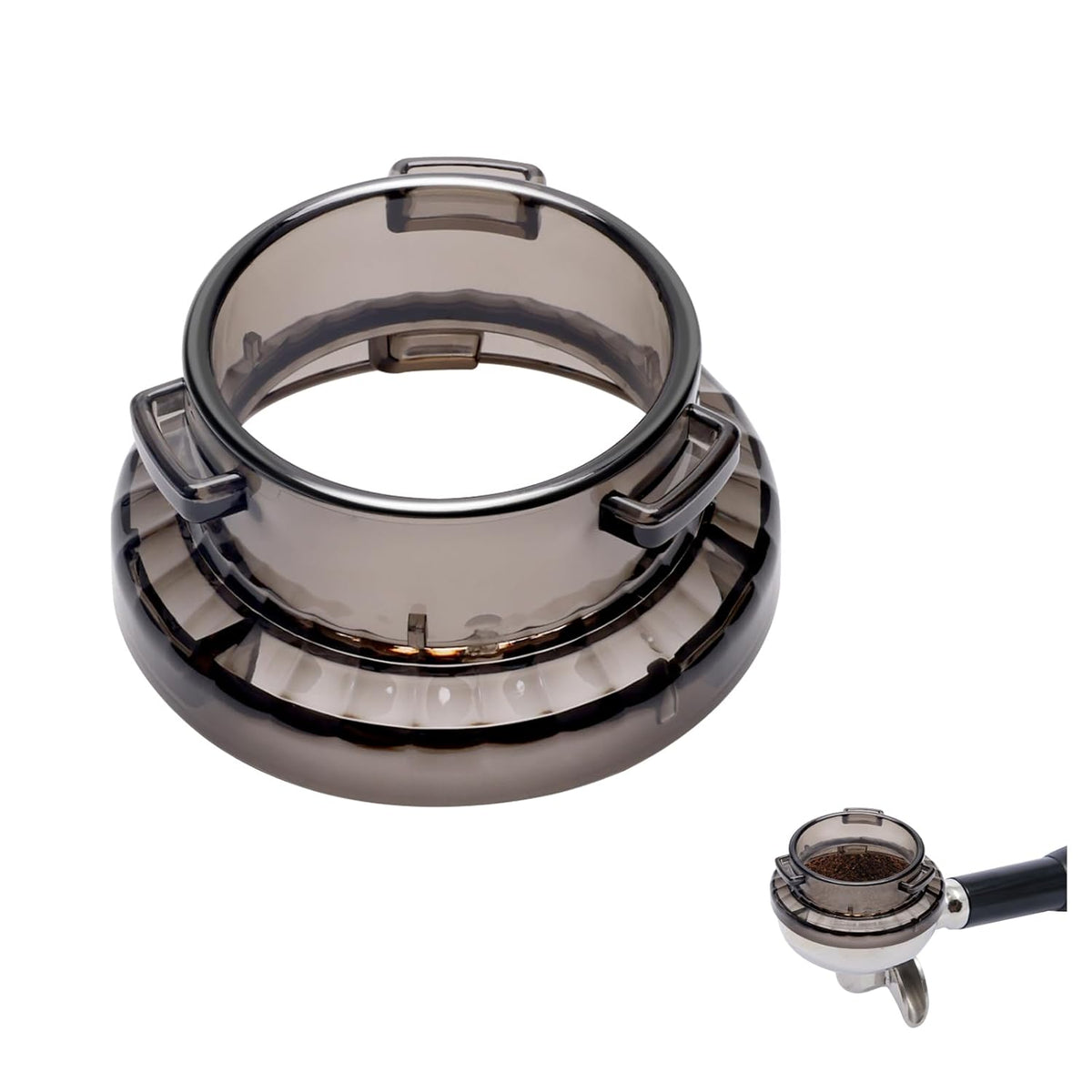 54mm Dosing Funnel, Catcan Lightweight Espresso Portafilter Funnel for Breville Series Barista