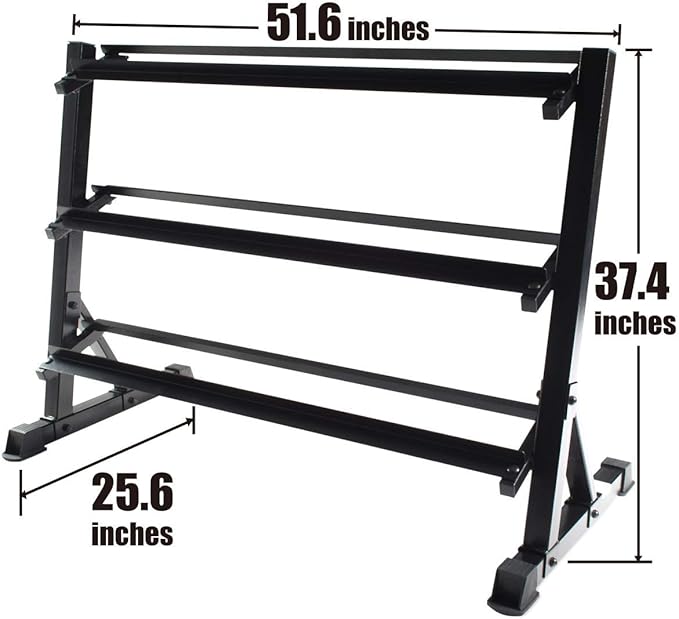 WF Athletic Supply Rubber Encased Hex Dumbbells with Rubber Grip Contoured Handle for Muscle Toning, Strength Building & Full Body Workout