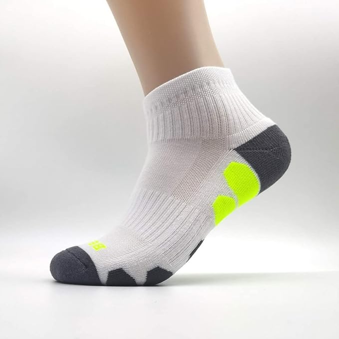 BERING Men's Ankle Socks Athletic Running Cushion Quarter (6 Pairs)