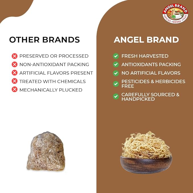 Angel Brand Irish Sea Moss 2 Lbs Pouch - Nutrient-Rich Sea Vegetable Harvested from Clean Ocean Waters - Irish Sea Moss Raw - Ideal for Smoothies & Soups