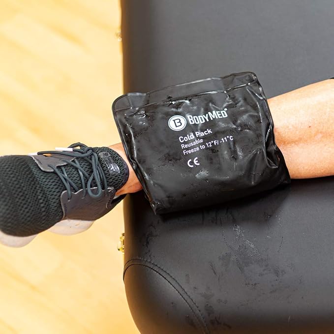 BodyMed Heavy Duty Reusable Urethane Ice Pack for Knee, Arm, Elbow, Shoulder, Back - Professional Grade Cold Therapy for Injuries, Aches, Swelling, Bruises, Sprains - 14 in. x 12 in. (Standard)