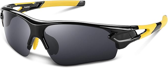 BEACOOL Polarized Sports Sunglasses for Men Women Youth Baseball Fishing Cycling Running Golf Motorcycle Tac Glasses UV400