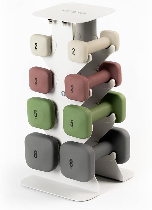 SafeGrip Dumbbells, Anti-Slip, Anti-Roll, Thick Handles, Free Weights, Square Dumbbells for Secure Workouts at Home, Weightlifting, and Personal Training