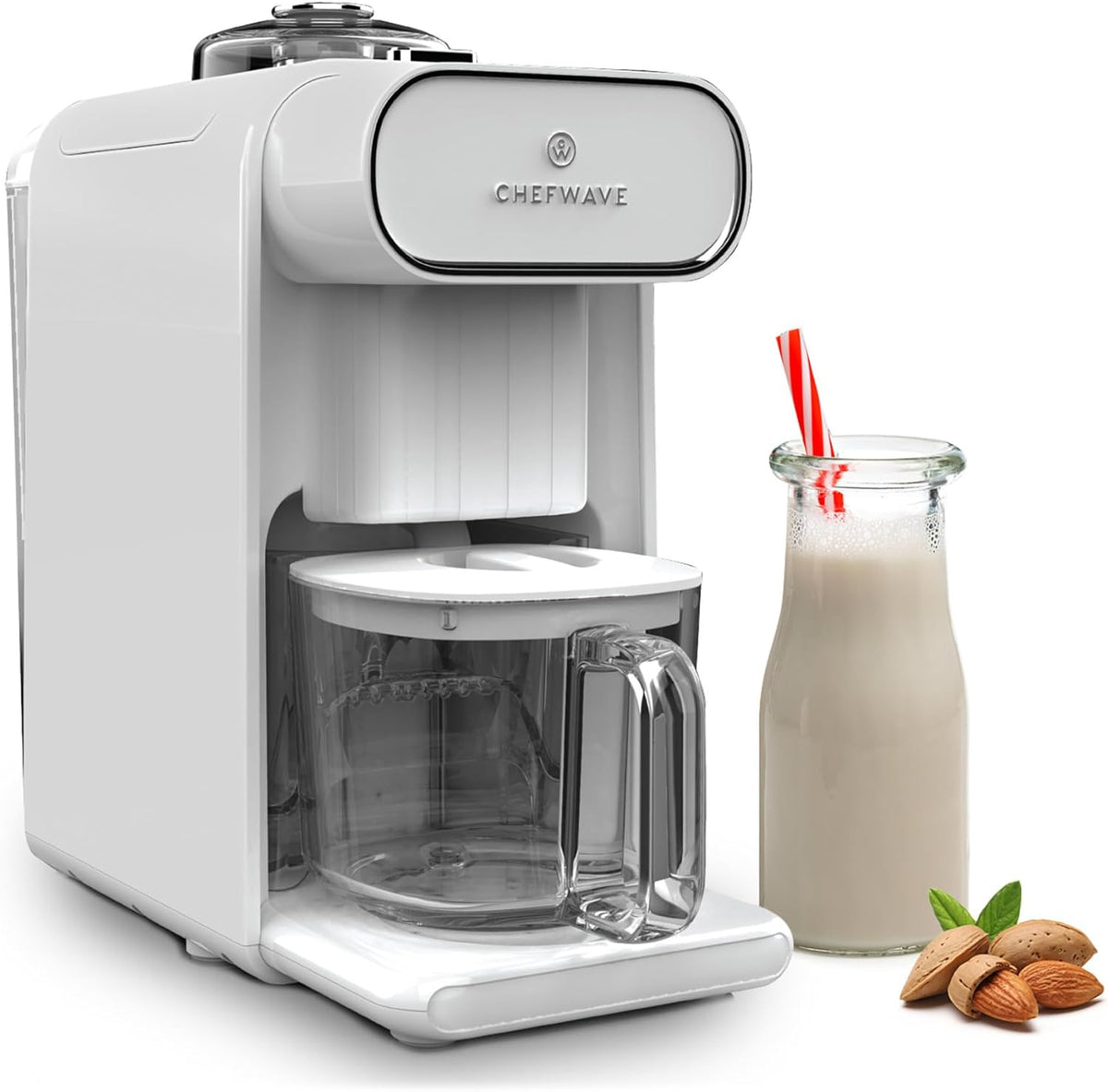 ChefWave Milkmade Non-Dairy Milk Maker with Intermix Hand Blender & Milk Frother (3 Items)