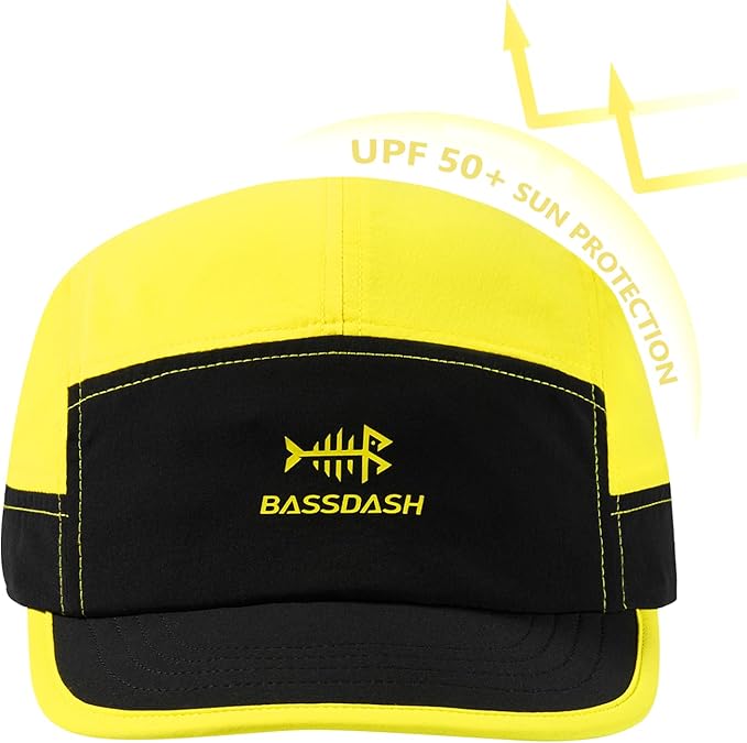 BASSDASH Ultralight UPF 50+ Soft Baseball Caps Unstructured Quick Dry Folding Hat Adjustable for Men Woman Outdoor Activities