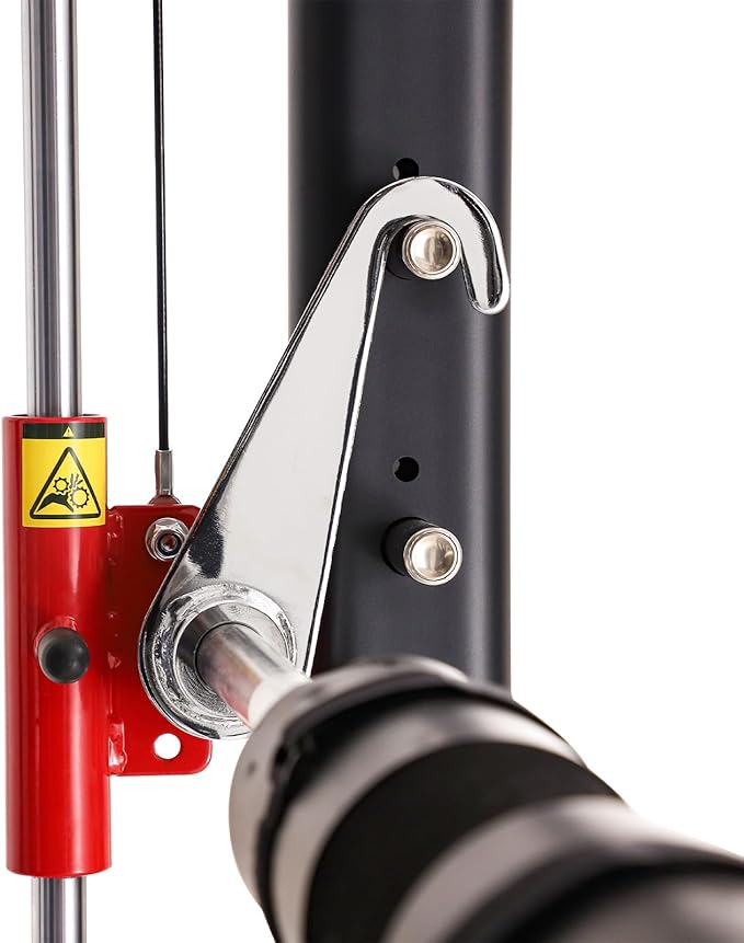 Altas Strength Home Gym Equipment Smith Machine with Pulley System Gym Squat Rack Pull Up Bar Upper Body Strength Training Leg Developer Light Commercial Fitness Equipment Included Accessories 3000Y