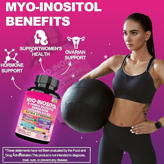 ALongDeng Soothe-Smooth Bundle,Soothe & Smooth Bundle Multivitamin Combo, Cortisol Support Myo-Inositol Multivitamin Combo with Magnesium Glycinate, Ashwagandha, L-Theanine & Herbal Blend - D
