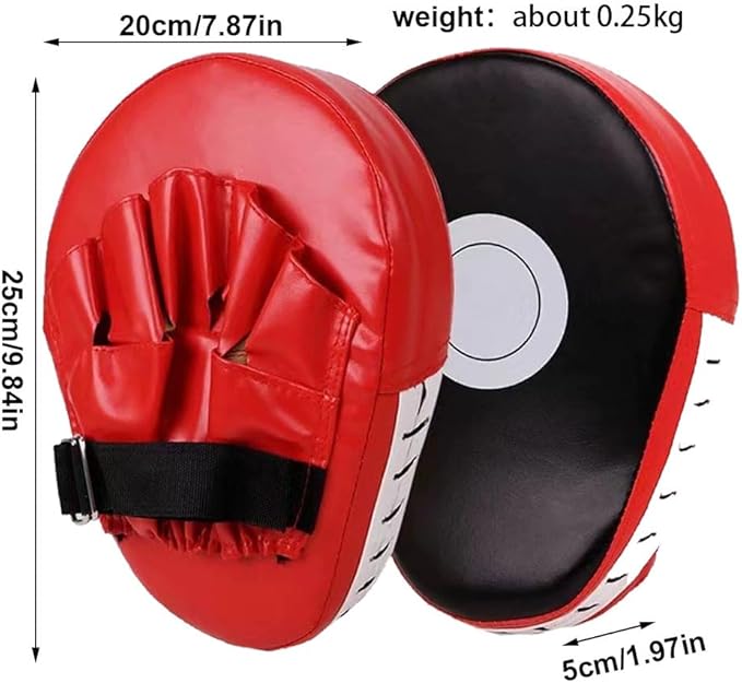 2-in-1 Boxing Gloves and Punching Mitts Set for Kids Youth,6 oz Kids Boxing Gloves and Boxing Pads,Boxing Training Equipment for Punching Bag,Kickboxing,Gift for Boys and Girls