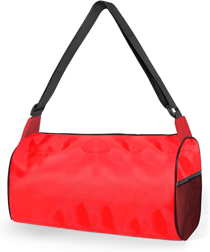 C&F BOGMOST Small Gym Bag for Women & Men,Small Lightweight Duffel Bag Carry On Bags Mini Duffel Travel Bag Waterproof Sports Bags for Workout/Sport/Travel, Red