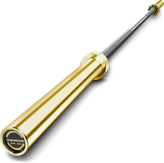 7ft Olympic Barbell Bar 45LB Load 1500lbs Capacity Available, for Gym Home Exercises, Weightlifting, Powerlifting for 2" Olympic Plates