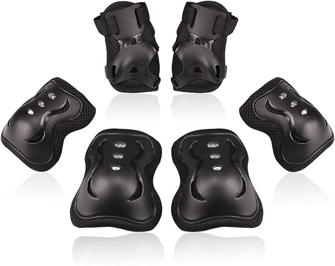 BOSONER Kids/Youth Knee Pad Elbow Pads Guards Protective Gear Set for Roller Skates Cycling BMX Bike Skateboard Inline Skatings Scooter Riding Sports