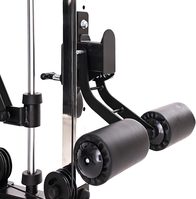 Altas Strength Smith Machine Home Gym 1000 lbs Capacity 2000 lbs Cables Strength Training Power Cages for Squats Presses Pulling Deadlifts Light Commercial Equipment Easy Assembly M810