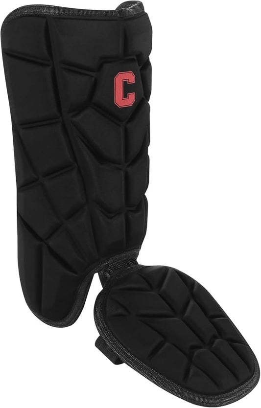 Batter’s Baseball Leg Guard with Adjustable Straps - for Youth and Adult