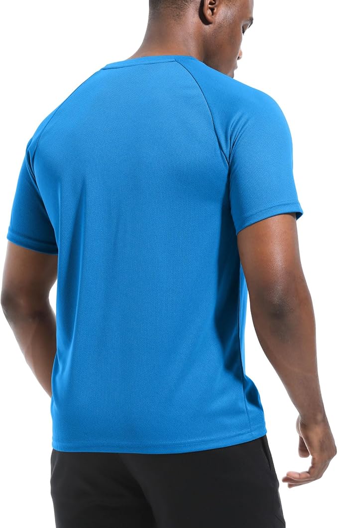 Boyzn 1, 3, 5 or 7 Pack Men's Workout Running Shirts, Dry Fit Moisture Wicking T-Shirt, Gym Athletic Short Sleeve Tee Shirts