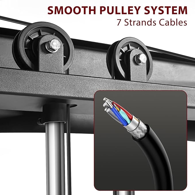 Smith Machine with Chest Fly & Leg Press, All-in-One Home Gym Power Cage with Weight Stack, Bench and Full Accessory Kit for Total Body Strength Training for Beginners