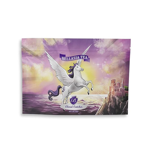 Bellasia Tea Could Catcher for Kids Using Real Fruit Pieces - Caffeine Free Herbal Tea Blend with Real Ingredients & Balanced Flavor- Add Loose Leaf Tea to Your Child’s Routine for A Fun & Tasty Drink. 20-25 Cups