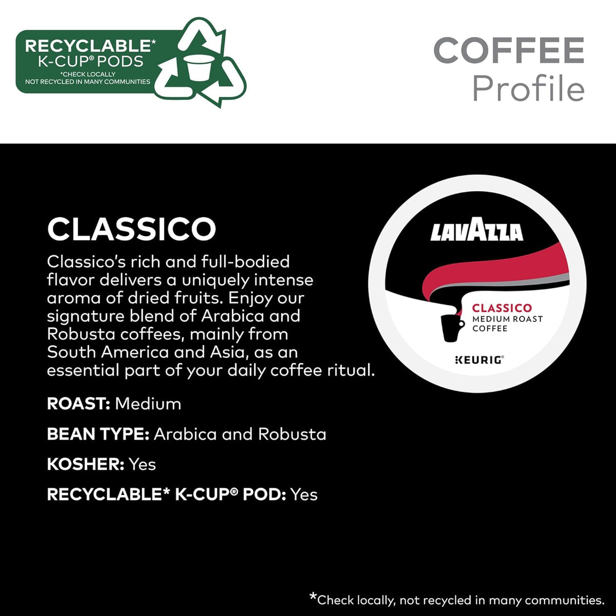 Keurig Premium Coffeehouse Collection, Single Serve Keurig K-Cup Pods, Medium and Dark Roast Coffees, 40-Count Box