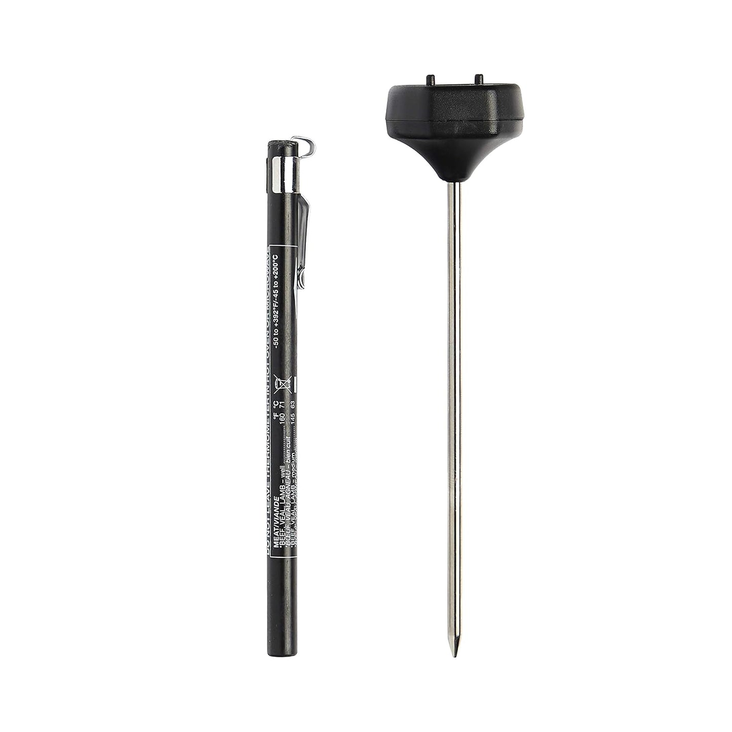 CDN Digital Thermometer | NSF Certified | ProAccurate® | 5" Stem with Protective Sheath | For Meat, Poultry, Candy | Easy One-Button Operation | DT392