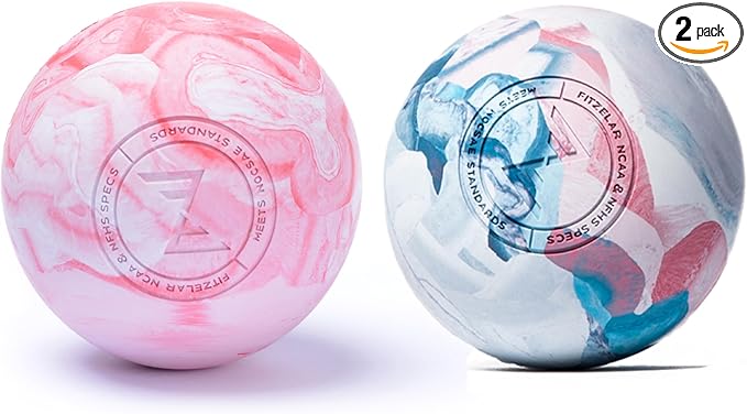 2PCS Massage Lacrosse Balls for Myofascial Release, SGS Certification, Massage Deep Tissue for Foot Back Shoulder Feet, Trigger Point Therapy, Relieving Muscle Pain (2 Pieces)