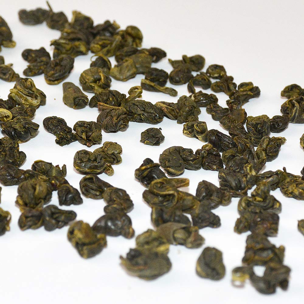 TIAN HU SHAN Premium Tea Loose Leaf Tin box (Green tea, 8 Ounce (Pack of 1)