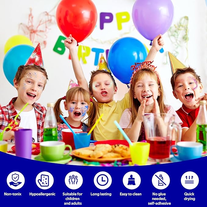 Body Glitter Gel, Face Shimmer Glitters for Women Girls, Long Lasting Sparkly Makeup for Birthday Christmas Festivals, Nails Hair Eyeshadow Paint Accessory (Silver)