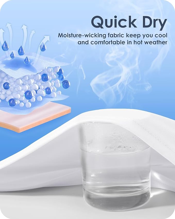 Boladeci Men's Swim Shirt Short Sleeve UPF 50+ Sun Protection SPF UV Moisture Wicking Lightweight Quick Dry Rash Guard