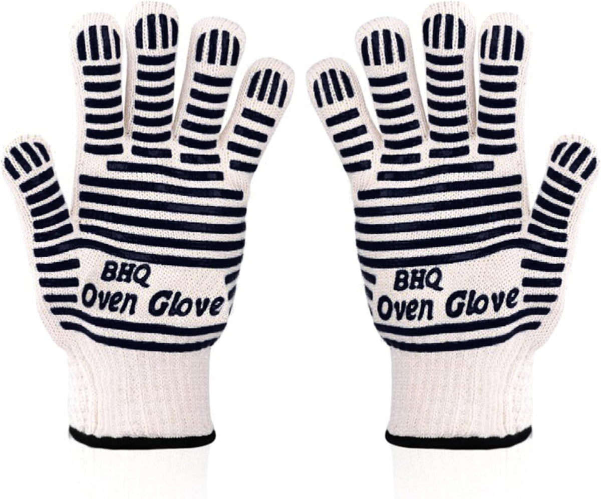 CZSYZCZS Extreme Heat Resistant Oven Gloves - 932F - Cooking Gloves for BBQ, Grilling, Baking,Cutting, Smoker Fireplace