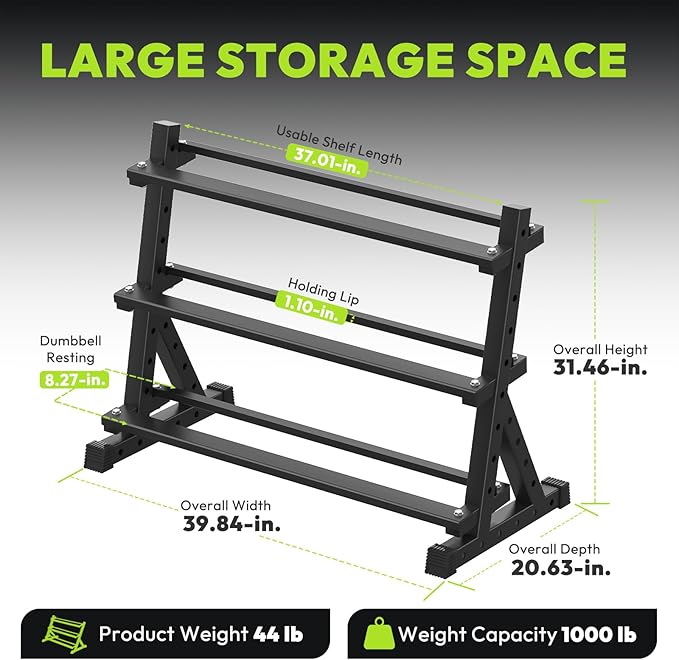 Hex Dumbbell Sets with Rack, 290-670 lb Rubber Encased Exercise & Fitness Dumbbells Set, Hand Weight for Strength Training, Weight Dumbbells