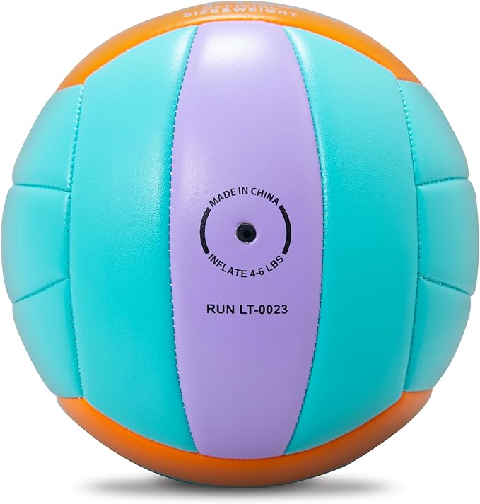 Beach Volleyball Official Size 5 Soft Waterproof Volleyball Sand Sports PU Ball for Indoor, Outdoor, Pool, Gym, Training