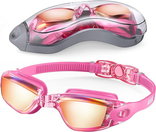 Aegend Swim Goggles, Swimming Goggles No Leaking Full Protection Adult Men Women Youth