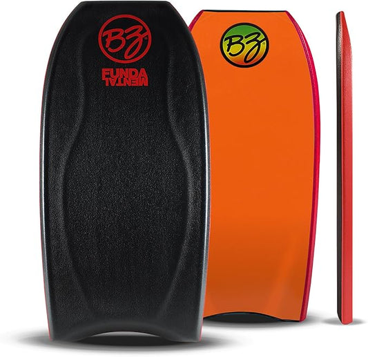 BZ Bodyboards - Fundamental Bodyboard - Advanced Riders - Zero-G Polypro Core - Surlyn Slick - 8LB H-Cell Deck - Crescent Tail - Advanced Riders, Superior Performance