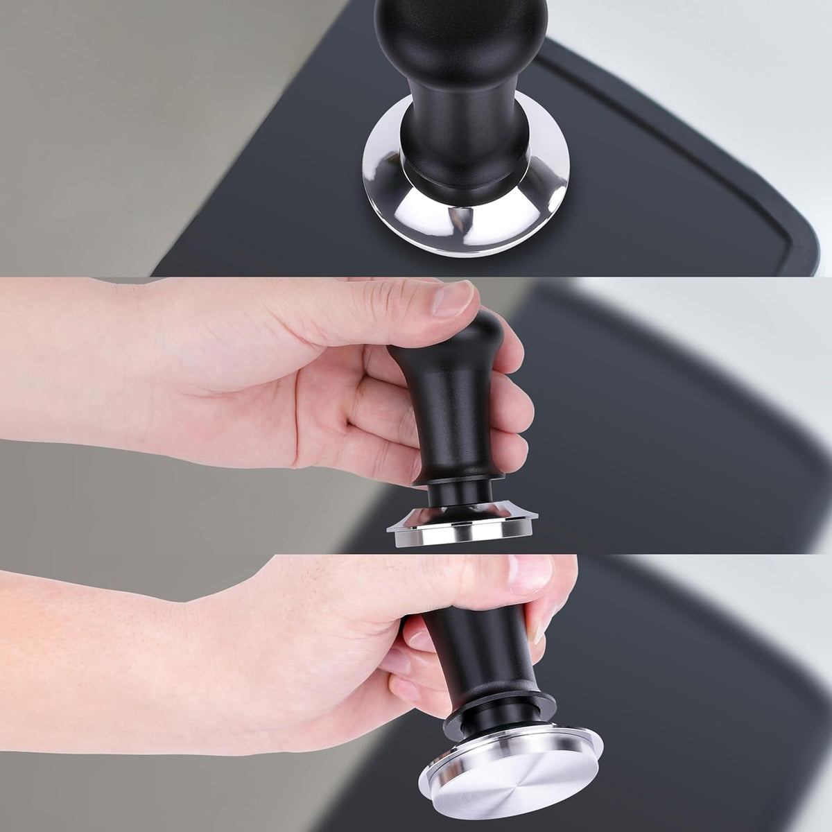 Apexstone Coffee Tamper Spring Loaded 58mm, Espresso Tamper 58mm Spring Loaded, Calibrated Espresso Tamper 58mm