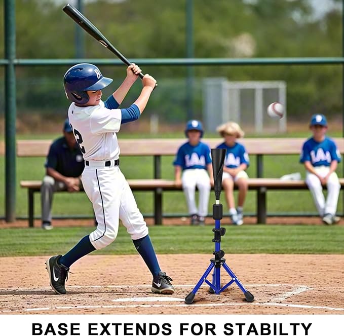 Baseball Tee for Kids,Batting Tee,Softball Tee,Youth Hitting Tee,Teeball Tee,Travel Tee,Easy Adjustable Height