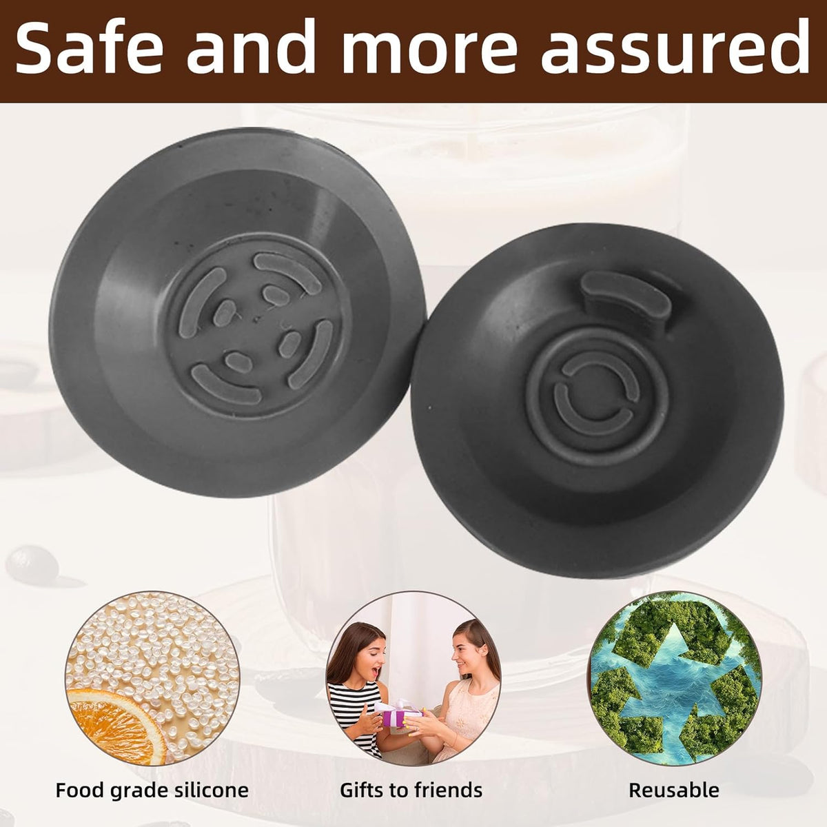 3 Pcs Espresso Backflush Cleaning Disc 54mm Compatible with Breville Espresso Machines, Silicone Cleaning Disc Compatible with BES870XL/878/860/ 880/810/840, for Cafe Restaurant Office Home