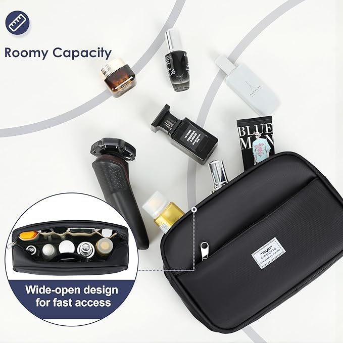 FIORETTO Womens Gym Tote Duffle Bag with Toiletry Bag, Sports Duffel Overnight Hospital Workout Carry on Bag for Girls with Wet Pocket & Shoe Compartment, Ideal for Travel, Swimming, Dance Black