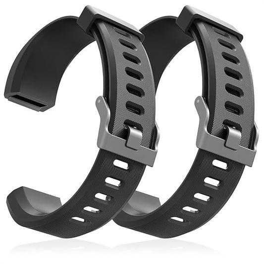 2 Pcs Fitness Tracker Id115plus Hr Replacement Band - Fitness Tracker Wrist Band Fitness Watch Bands Replacement - Fitness Tracker Bands Replacement Smart Watch Replacement Bands Replacement Wristband