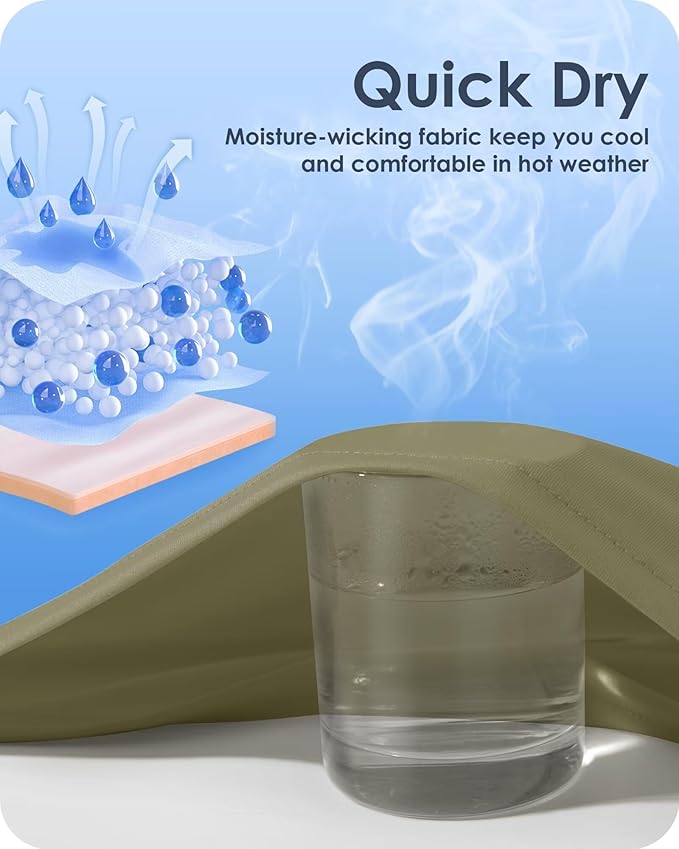 Boladeci Men's Swim Shirt Short Sleeve UPF 50+ Sun Protection SPF UV Moisture Wicking Lightweight Quick Dry Rash Guard