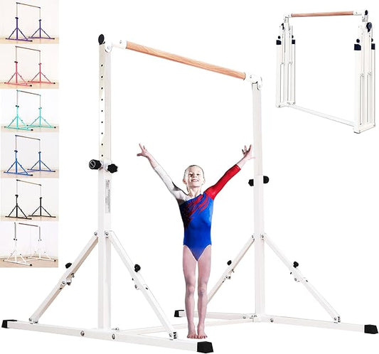 4FT/5FT Gymnastic Bar Set Gymnastics Horizontal Bar Gymnastics Kip Bar for Kids Home Use