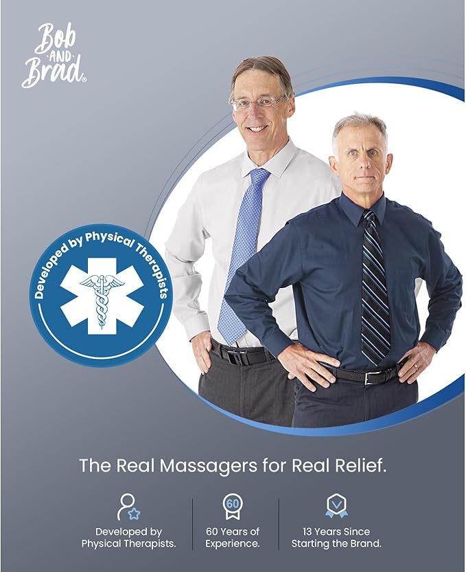 BOB AND BRAD Q2 Max Mini Massage Gun with Metal Head, Pocket-Sized Deep Tissue Massager Gun for Athletes, Professional Portable Percussion Muscle Massager Gun