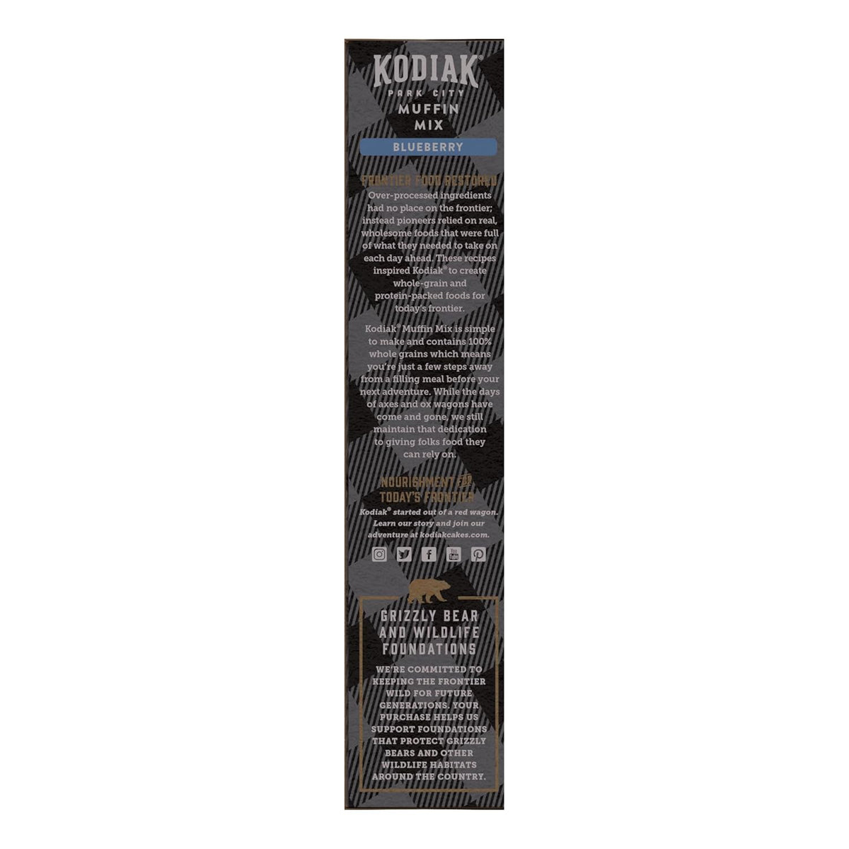 Kodiak Cakes Muffin Mix, Blueberry, 14 Ounce, Pack of 6