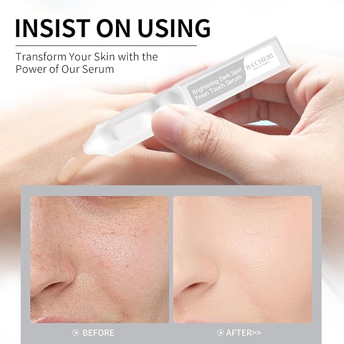 Brightening Hydrating Facial Serum Ampoules, with Niacinamide, Tranexamic Acid & 3‑O‑Ethyl Ascorbic Acid (Vitamin C), Alpha‑Arbutin, Madecassoside & Panthenol for Smooth, Dewy Skin