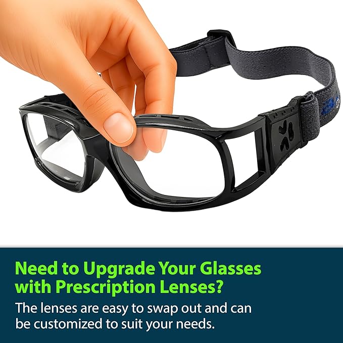 BLUE CUT Safety Outdoor Sports Goggles Unisex Anti Fog Ideal For Basketball Racquetball