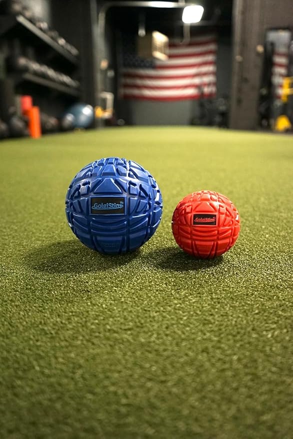 Large Trigger Point Massage Ball - 4.75 Inch Hard Rubber Therapy Ball for Myofascial Massage - Deep Tissue Massager for Myofascial Release (Also for Exercise and Pressure Point Recovery)