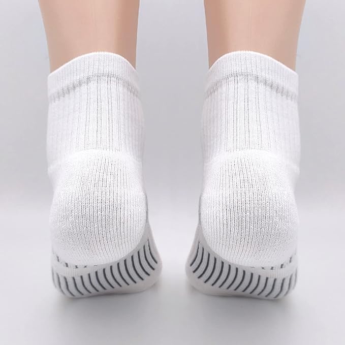 BERING Men's Athletic Ankle Socks Cushioned Quarter Running (6 Pairs)