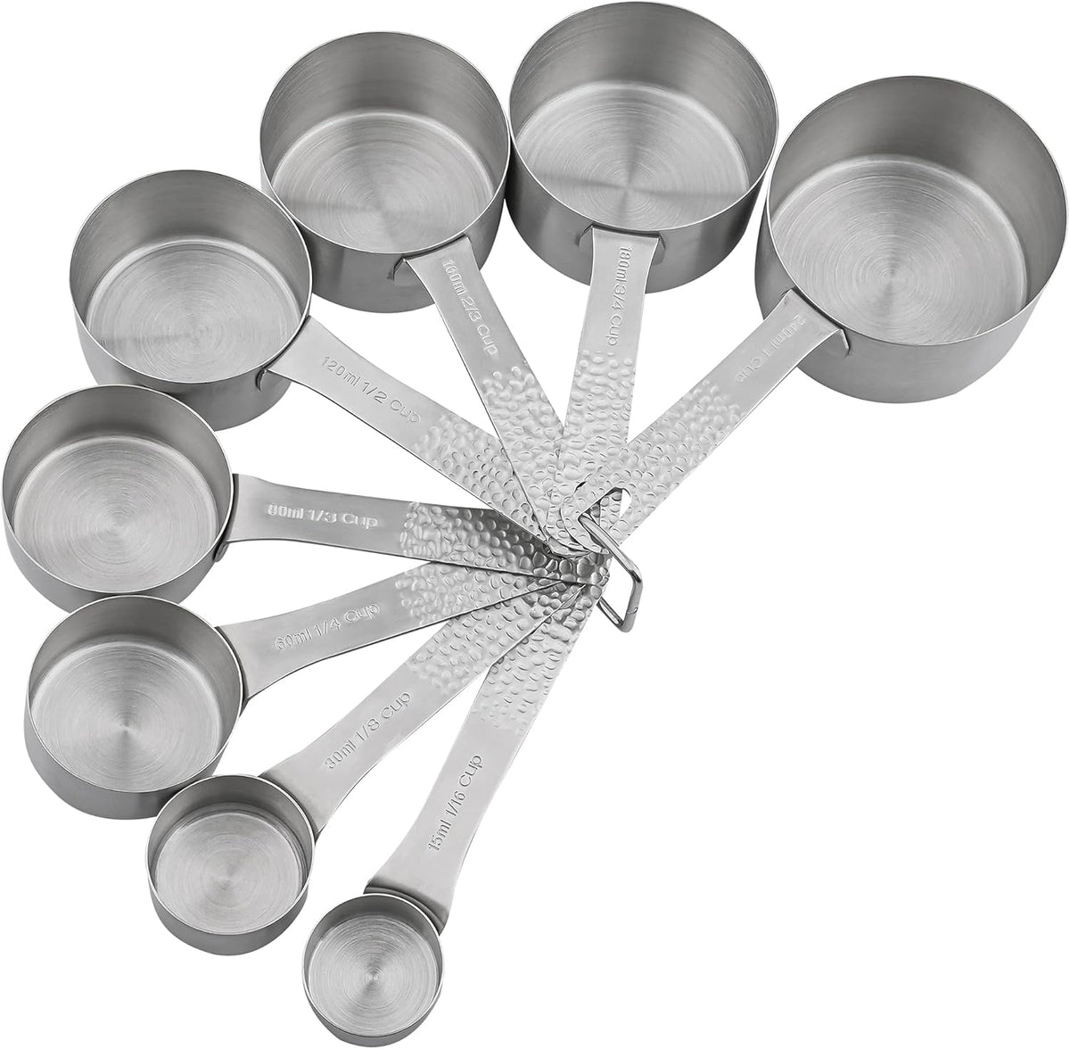 Measuring Cups and Spoons Set 20 for Dry & Liquid, Metric & US 18/8 Stainless Steel Measure Cups and Spoons Set with Leveler for Baking & Kitchen