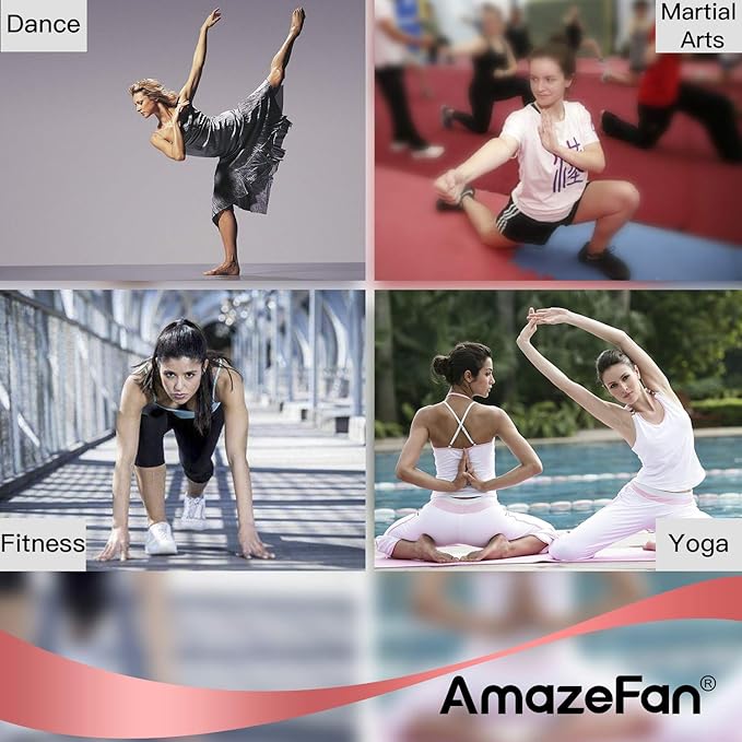 AmazeFan Leg Stretcher, 3 Bar Leg Split Stretching Machine, Flexibility Stretching Equipment for Ballet, Yoga, Dance, Martial Arts, MMA, Home Gym Exercise[US. Patent Design]