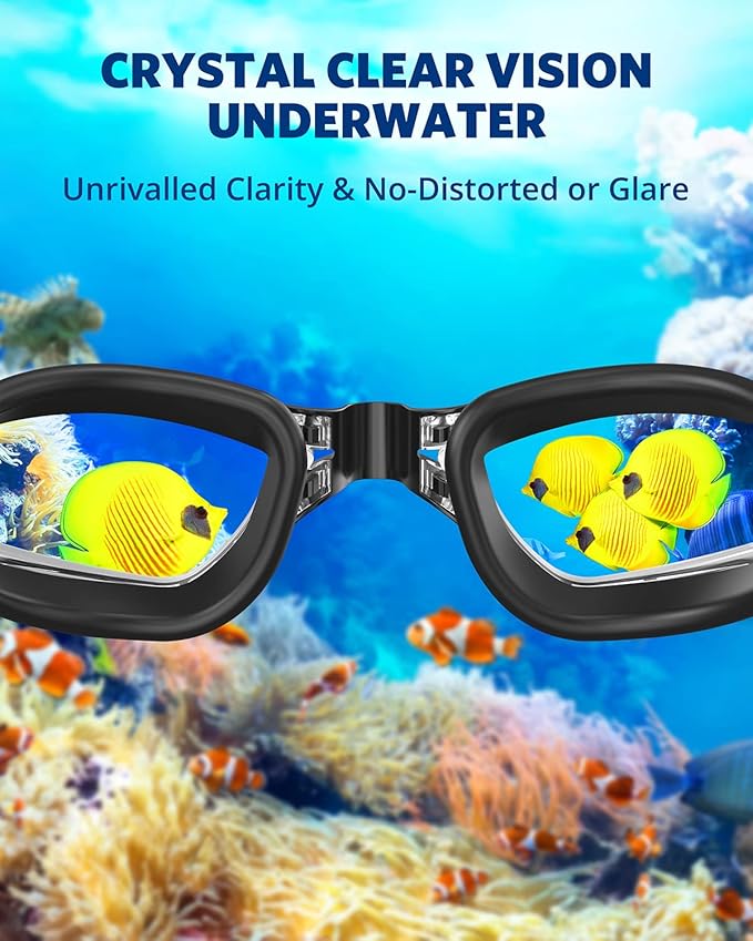 Aegend Swim Goggles, Swimming Goggles No Leaking Full Protection Adult Men Women Youth
