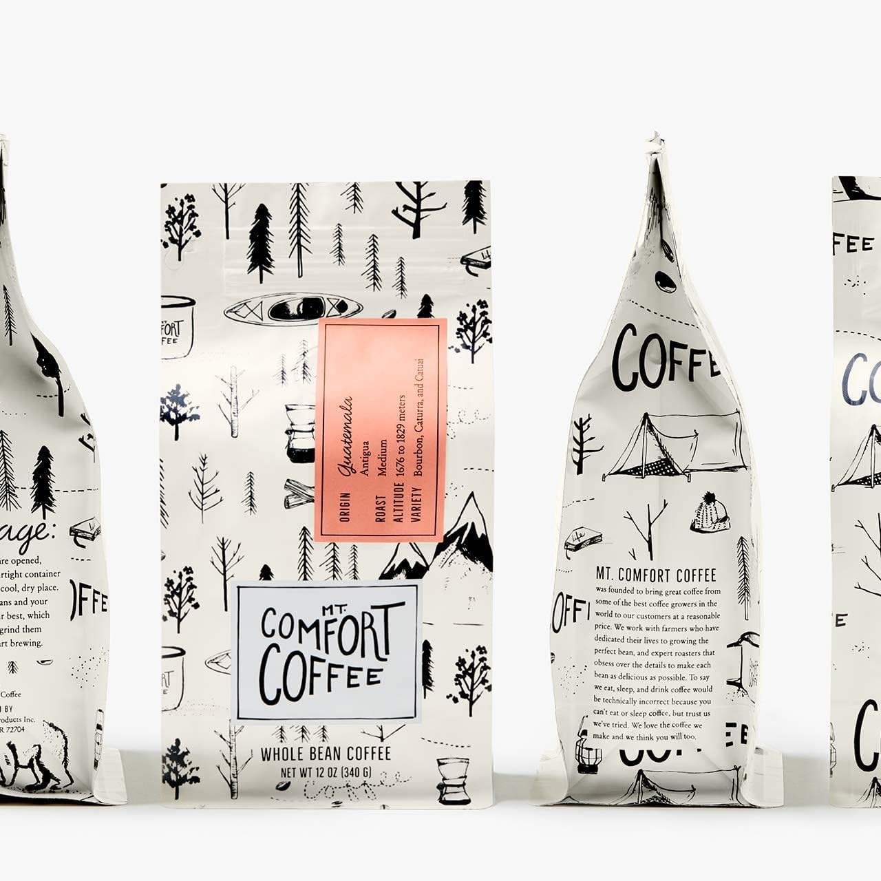Mt Comfort Coffee Guatemala Medium Roast - Exceptional Arabica Beans from Guatemala, Medium Roasted for a Balanced Flavor - Premium Whole Bean Coffee Delight